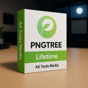 PNGTree Lifetime Plan digital product thumbnail by All Tools Media for premium PNG images and graphic design resources