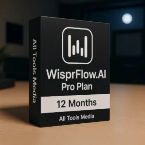 WisprFlow AI Pro Plan digital product thumbnail by All Tools Media for AI productivity and workflow automation