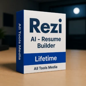 Rezi AI Resume Builder digital product thumbnail by All Tools Media for creating ATS-friendly professional resumes