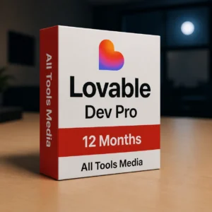 Lovable Dev Pro AI coding assistant digital product thumbnail by All Tools Media for developers and website creators