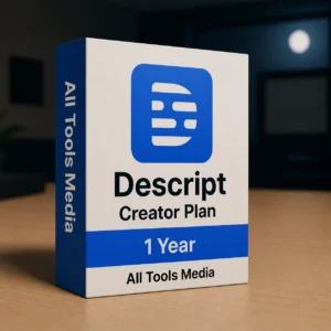 Descript Creator Plan AI audio and video editing tool by All Tools Media